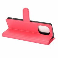 Xiaomi Mi 11 Hoesje - MobyDefend Kunstleren Wallet Book Case (Sluiting Voorkant) - Rood