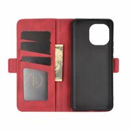 Xiaomi Mi 11 Hoesje - MobyDefend Luxe Wallet Book Case (Sluiting Zijkant) - Rood