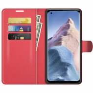 Xiaomi Mi 11 Ultra hoesje, MobyDefend Kunstleren Wallet Book Case, Rood