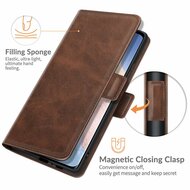 Xiaomi Mi 11 Ultra hoesje, MobyDefend Luxe Wallet Book Case (Sluiting Zijkant), Bruin