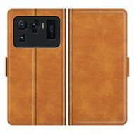 Xiaomi Mi 11 Ultra hoesje, MobyDefend Luxe Wallet Book Case (Sluiting Zijkant), Cognacbruin
