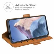 Xiaomi Mi 11 Ultra Hoesje - MobyDefend Luxe Wallet Book Case (Sluiting Zijkant) - Lichtbruin