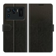 Xiaomi Mi 11 Ultra Hoesje - MobyDefend Wallet Book Case (Sluiting Achterkant) - Zwart