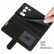 Xiaomi Mi 11 Ultra Hoesje - MobyDefend Wallet Book Case (Sluiting Achterkant) - Zwart
