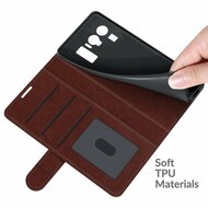 Xiaomi Mi 11 Ultra Hoesje - MobyDefend Wallet Book Case (Sluiting Achterkant) - Bruin