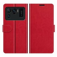 Xiaomi Mi 11 Ultra Hoesje - MobyDefend Wallet Book Case (Sluiting Achterkant) - Rood