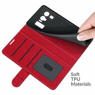 Xiaomi Mi 11 Ultra Hoesje - MobyDefend Wallet Book Case (Sluiting Achterkant) - Rood