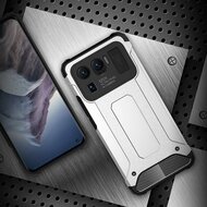 Xiaomi Mi 11 Ultra hoesje, MobyDefend Dubbelgelaagde Shockproof Pantsercase, Zwart