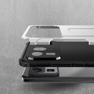 Xiaomi Mi 11 Ultra hoesje, MobyDefend Dubbelgelaagde Shockproof Pantsercase, Zwart