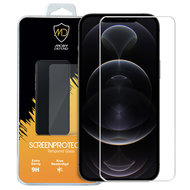 Apple iPhone 12 Pro Max screenprotector - MobyDefend Case-Friendly Screensaver - Gehard Glas