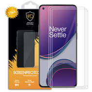 3-Pack OnePlus 8T Screenprotectors - MobyDefend Case-Friendly Screensaver - Gehard Glas