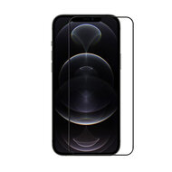 3-Pack iPhone 12 Pro Max Screenprotectors - MobyDefend Screensavers Met Zwarte Randen - Gehard Glas 