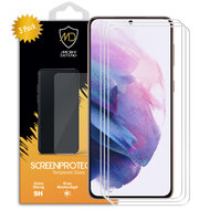 3-Pack Samsung Galaxy S21 Plus (S21+) Screenprotectors - MobyDefend Case-Friendly Screensavers - Gehard Glas