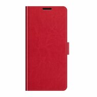 Sony Xperia 5 III Hoesje - MobyDefend Wallet Book Case (Sluiting Achterkant) - Rood