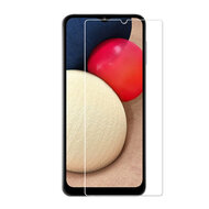 2-Pack Samsung Galaxy A02s Screenprotectors, MobyDefend Case-Friendly Gehard Glas Screensavers