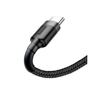 Baseus USB-A naar USB-C kabel - 3 Meter - Zwart-Grijs