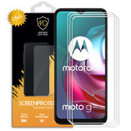3-Pack Motorola Moto G30 / G20 / G10 Screenprotectors, MobyDefend Case-Friendly Gehard Glas Screensavers
