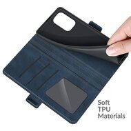 Xiaomi Mi 11i Hoesje - MobyDefend Luxe Wallet Book Case (Sluiting Zijkant) - Blauw