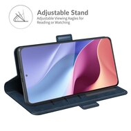 Xiaomi Mi 11i Hoesje - MobyDefend Luxe Wallet Book Case (Sluiting Zijkant) - Blauw