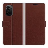 Xiaomi Mi 11i Hoesje - MobyDefend Wallet Book Case (Sluiting Achterkant) - Bruin