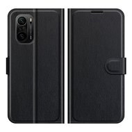 Xiaomi Mi 11i Hoesje, MobyDefend Kunstleren Wallet Book Case, Zwart