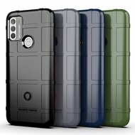 Motorola Moto G50 Hoesje - Mobydefend Rugged Shield TPU Backcover - Blauw