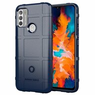 Motorola Moto G50 Hoesje - Mobydefend Rugged Shield TPU Backcover - Blauw