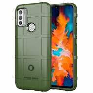 Motorola Moto G50 Hoesje - Mobydefend Rugged Shield TPU Backcover - Groen