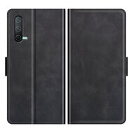 OnePlus Nord CE Hoesje, MobyDefend Luxe Wallet Book Case (Sluiting Zijkant), Zwart