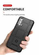 OnePlus Nord CE Hoesje, Rugged Shield TPU Gelcase, Blauw