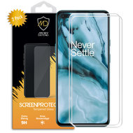 2-Pack OnePlus Nord Screenprotectors, MobyDefend Case-Friendly Gehard Glas Screensavers