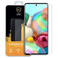 Samsung Galaxy A71 screenprotector - MobyDefend Case-Friendly Screensaver - Gehard Glas