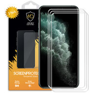 3-Pack Apple iPhone 11 Pro / iPhone XS / iPhone X Screenprotectors - MobyDefend Case-Friendly Screensavers - Gehard Glas