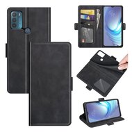 Motorola Moto G50 Hoesje, MobyDefend Luxe Wallet Book Case (Sluiting Zijkant), Zwart