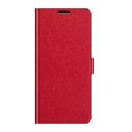 Motorola Moto G50 Hoesje, MobyDefend Wallet Book Case (Sluiting Achterkant), Rood