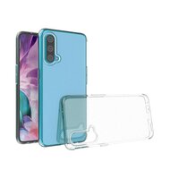 OnePlus Nord CE Hoesje, MobyDefend Transparante TPU Gelcase, Volledig Doorzichtig