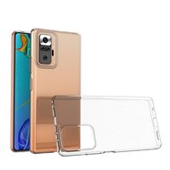 Xiaomi Redmi Note 10 Pro Hoesje - MobyDefend Transparante TPU Backcover - Volledig Doorzichtig