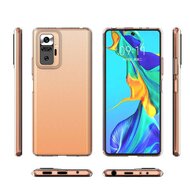 Xiaomi Redmi Note 10 Pro Hoesje, MobyDefend Transparante TPU Gelcase, Volledig Doorzichtig