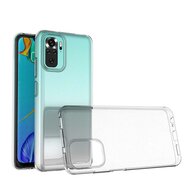 Xiaomi Redmi Note 10 / Note 10S Hoesje, MobyDefend Transparante TPU Gelcase, Volledig Doorzichtig