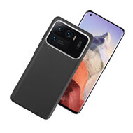 Xiaomi Mi 11 Ultra Hoesje - MobyDefend TPU Backcover - Mat Zwart
