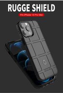 iPhone 13 Pro Max Hoesje, Rugged Shield TPU Gelcase, Blauw