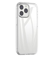 iPhone 13 Pro Max Hoesje, MobyDefend Transparante TPU Gelcase, Volledig Doorzichtig
