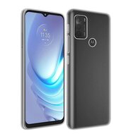 Motorola Moto G50 Hoesje, MobyDefend Transparante TPU Gelcase, Volledig Doorzichtig