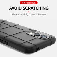 OnePlus Nord 2 Hoesje, Rugged Shield TPU Gelcase, Zwart