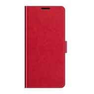 OnePlus Nord 2 Hoesje, MobyDefend Wallet Book Case (Sluiting Achterkant), Rood