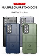 Motorola Edge 20 Pro Hoesje, Rugged Shield TPU Gelcase, Blauw