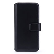 iPhone 13 Mini Hoesje, Luxe MobyDefend Wallet Bookcase, Zwart