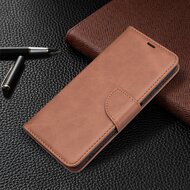 Nokia G10 / Nokia G20 Hoesje, MobyDefend Wallet Book Case Met Koord, Bruin