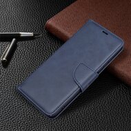 Nokia G10 / Nokia G20 Hoesje - MobyDefend Wallet Book Case Met Koord - Blauw