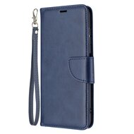 Nokia G10 / Nokia G20 Hoesje, MobyDefend Wallet Book Case Met Koord, Blauw